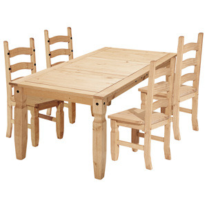 Jídelní set PIMBOW stůl 152x92 cm + 4 židle